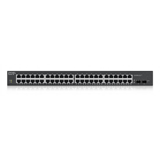 Zyxel GS1900-48HPv2 Managed L2 Gigabit Ethernet (10/100/1000) Power over Ethernet (PoE) Black