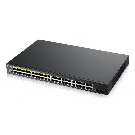 Zyxel GS1900-48HPv2 Managed L2 Gigabit Ethernet (10/100/1000) Power over Ethernet (PoE) Black