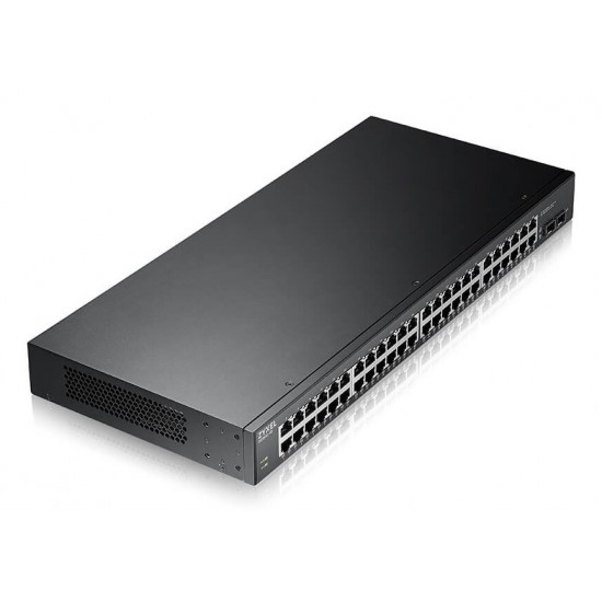 Zyxel GS1900-48HPv2 Managed L2 Gigabit Ethernet (10/100/1000) Power over Ethernet (PoE) Black