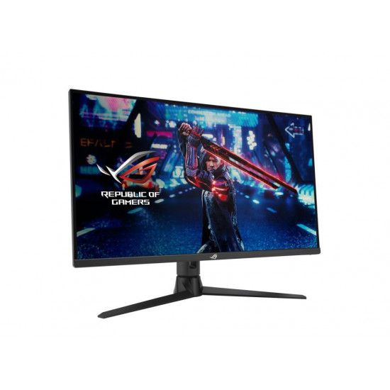 LCD Monitor|ASUS|32|Gaming/4K|Panel IPS|3840x2160|16:9|160Hz|Matte|1 ms|Swivel|Height adjustable|Tilt|Colour Black|90LM08B0-B01170