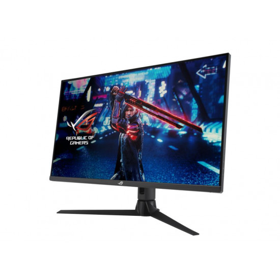 LCD Monitor|ASUS|32|Gaming/4K|Panel IPS|3840x2160|16:9|160Hz|Matte|1 ms|Swivel|Height adjustable|Tilt|Colour Black|90LM08B0-B01170