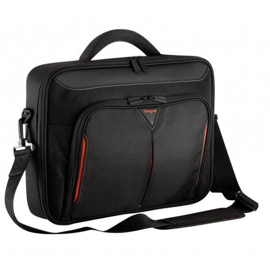 DELL Classic+ notebook case 45.7 cm (18) Briefcase Black, Red