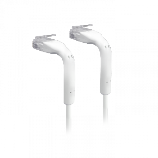 UBIQUITI ULTRA-THIN PATCH CABLE WITH BENDABLE BOOTS DESIGNED FOR INSTALLATION FLEXIBILITY / WHITE / 2 M