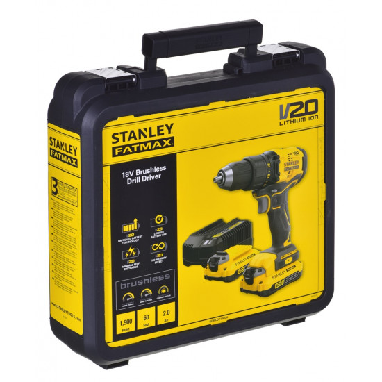 DRILL/DRIVER STANLEY SFMCD710D2K-QW