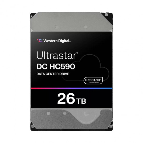 Western Digital DC HC590 internal hard drive 26 TB 7200 RPM 3.5 Serial ATA