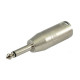 SSQ HA17 - Adapter jack 6,3mm - XLR 3-pin male