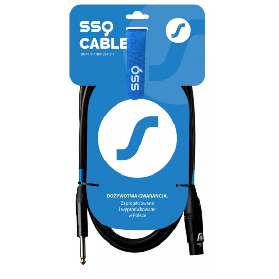 SSQ Cable XZJM5 - Jack mono - XLR female cable, 5 metres