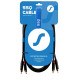 SSQ RCARCA3 - Cable 2x RCA - 2x RCA - 3 m, Black