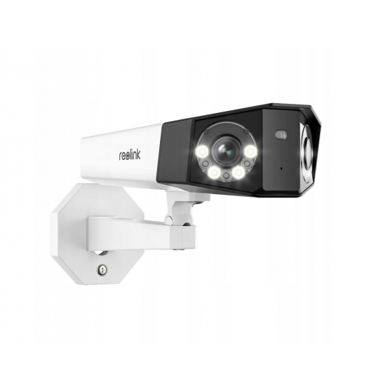 Reolink | Dual-Lens PoE Security Camera with 180° Panoramic View | Duo Series P750 | Bullet | 16 MP | 2.8mm/F1.6 | Power over Ethernet (PoE) | IP67 | H.265 | Micro SD, Max. 256 GB | White