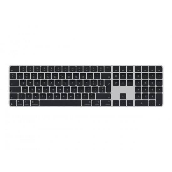 Apple Magic Keyboard with Touch ID and Numeric Keypad for Mac models with Apple silicon - International English - Black Keys | Apple