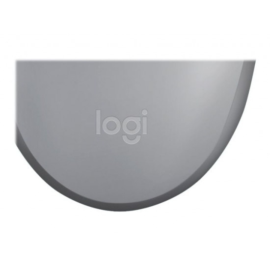 LOGITECH M110 Silent Mouse right and left-handed optical 3 buttons wired USB-A mid grey