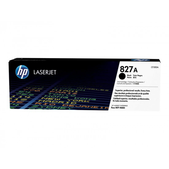 HP 827A Black LaserJet Toner Cartridge CF300A