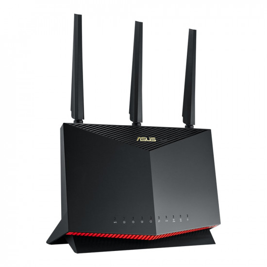 ASUS AX5700 RT-AX86U PRO wireless router Gigabit Ethernet Dual-band (2.4 GHz / 5 GHz) 4G Black, Red