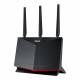 ASUS AX5700 RT-AX86U PRO wireless router Gigabit Ethernet Dual-band (2.4 GHz / 5 GHz) 4G Black, Red