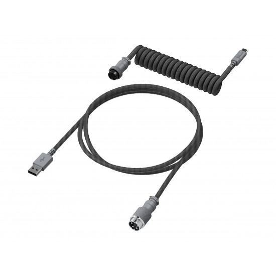 HP HyperX USB-C Coiled Cable Gray