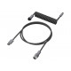 HP HyperX USB-C Coiled Cable Gray