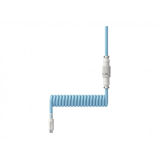 HP HyperX USB-C Coiled Cable Light Blue-White