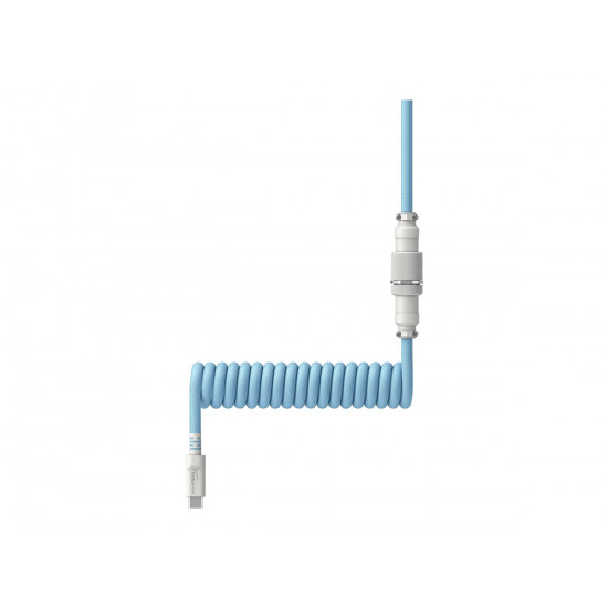 HP HyperX USB-C Coiled Cable Light Blue-White