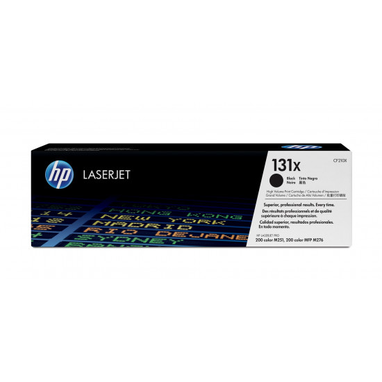 HP 131X High Yield Black Original LaserJet Toner Cartridge