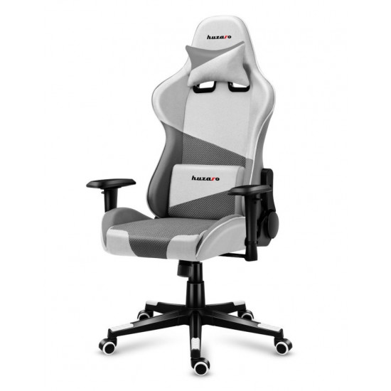 Huzaro Force 6.2 PC gaming chair Bucket (cradle) seat Grey, White