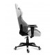 Huzaro Force 6.2 PC gaming chair Bucket (cradle) seat Grey, White