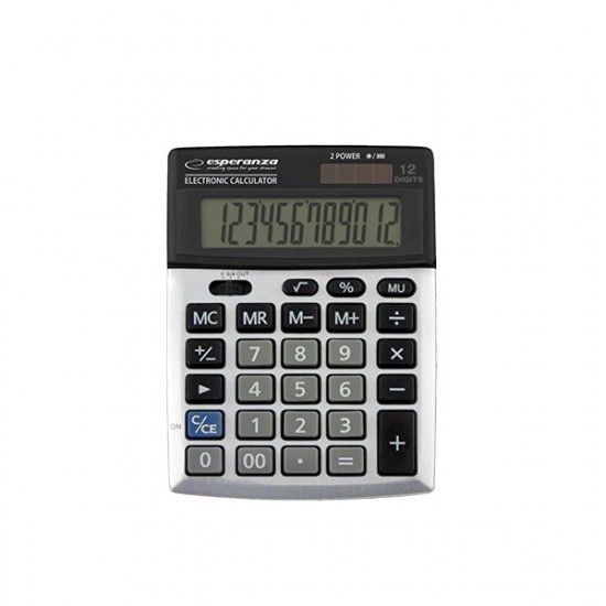 Esperanza ECL102 calculator  Black, Silver