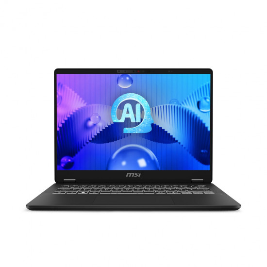 MSI Prestige 14 AI STUDIO C1VEG-051PL Intel Core Ultra 7 155H Laptop 35.6 cm (14) 2.8K 32 GB DDR5-SDRAM 1 TB SSD NVIDIA GeForce RTX 4050 Wi-Fi 7 (802.11be) Windows 11 Home Grey