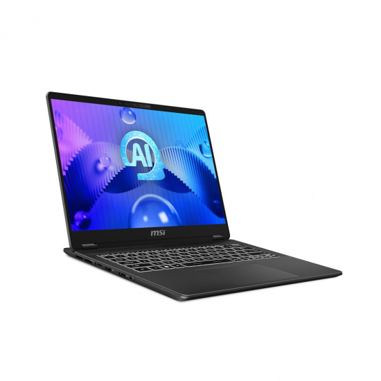 MSI Prestige 14 AI STUDIO C1VEG-051PL Intel Core Ultra 7 155H Laptop 35.6 cm (14) 2.8K 32 GB DDR5-SDRAM 1 TB SSD NVIDIA GeForce RTX 4050 Wi-Fi 7 (802.11be) Windows 11 Home Grey