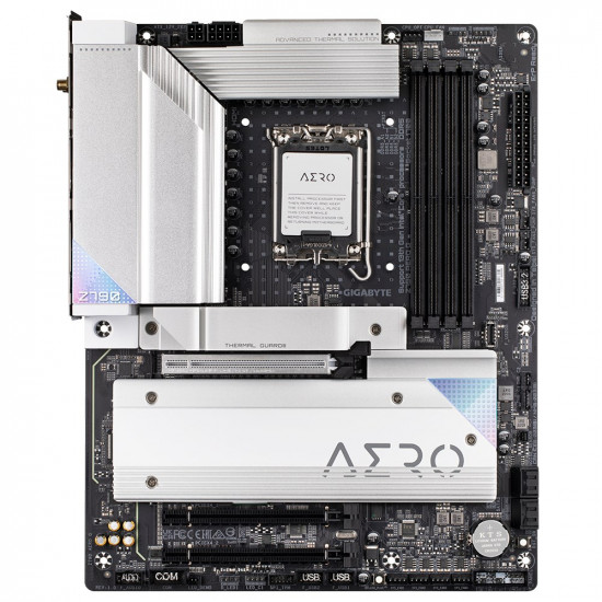 GIGABYTE Z790 AERO G Motherboard - Supports Intel Core 14th CPUs, up to 7600MHz DDR5 (OC), 1хPCIe 5.0+4xPCIe 4.0 M.2, Wi-Fi 6E, 2.5GbE LAN, USB 3.2 Gen 2x2