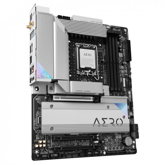 GIGABYTE Z790 AERO G Motherboard - Supports Intel Core 14th CPUs, up to 7600MHz DDR5 (OC), 1хPCIe 5.0+4xPCIe 4.0 M.2, Wi-Fi 6E, 2.5GbE LAN, USB 3.2 Gen 2x2