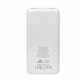 Powerbank RIVACASE 10000 mAh USB-C 20W + Qi 10W biały (1x USB-C PD 20W, 2 USB-A  QC 3.0 18W), white