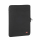 RIVACASE Antishock 5221 MacBook 13 sleeve, vertical, black, dual zippers