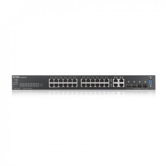 Zyxel GS2220-28-EU0101F network switch Managed L2 Gigabit Ethernet (10/100/1000) Black