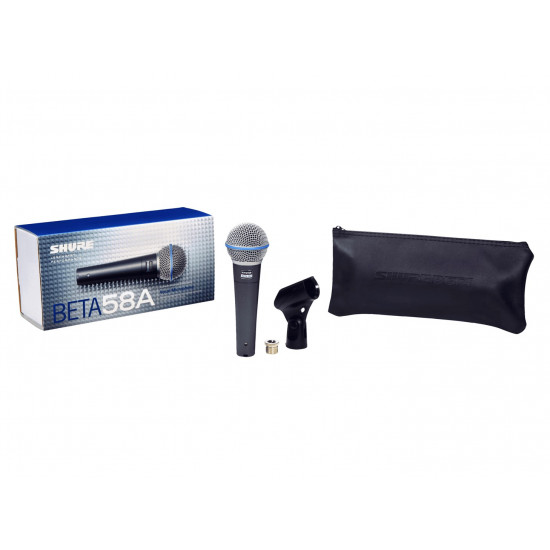 Shure Beta 58A - dynamic, supercardioid, vocal microphone