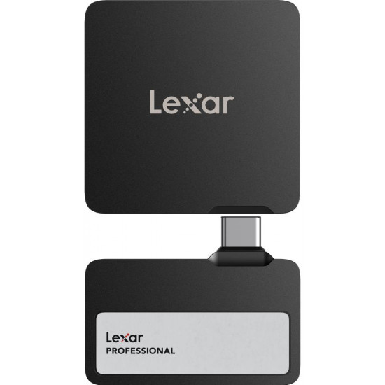 External SSD|LEXAR|Professional Go Portable|1TB|USB 3.2|Write speed 1000 MBytes/sec|Read speed 1050 MBytes/sec|LSL400S001T-RNBNG