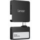 External SSD|LEXAR|Professional Go Portable|2TB|USB 3.2|Write speed 1000 MBytes/sec|Read speed 1050 MBytes/sec|LSL400S002T-RNBNG