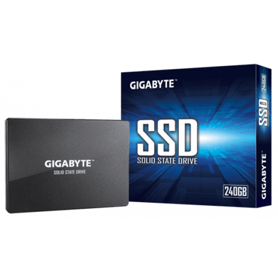 Gigabyte | GP-GSTFS31240GNTD | 240 GB | SSD form factor 2.5-inch | Solid-state drive interface SATA | Read speed 500 MB/s | Write speed 420 MB/s