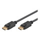 Goobay | DisplayPort connector cable 2.0 | Black | DP to DP | 2 m