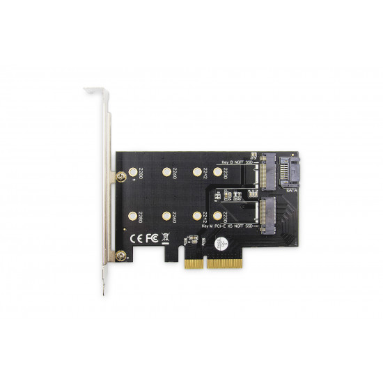 Digitus | M.2 NGFF / NVMe SSD PCI Express 3.0 (x4) Add-On Card | DS-33170