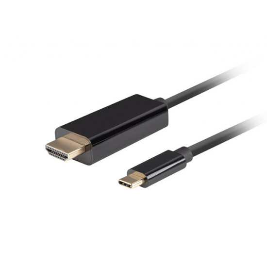 Lanberg USB-C to HDMI Cable, 1.8 m 4K/60Hz, Black | Lanberg | USB-C to HDMI Cable | Black | 1.8 m