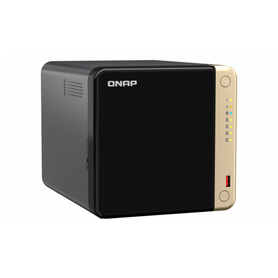 QNAP | 4-Bay desktop NAS | TS-464-8G | Intel Celeron | N5095 4-core | Processor frequency 2.9 GHz | 8 GB