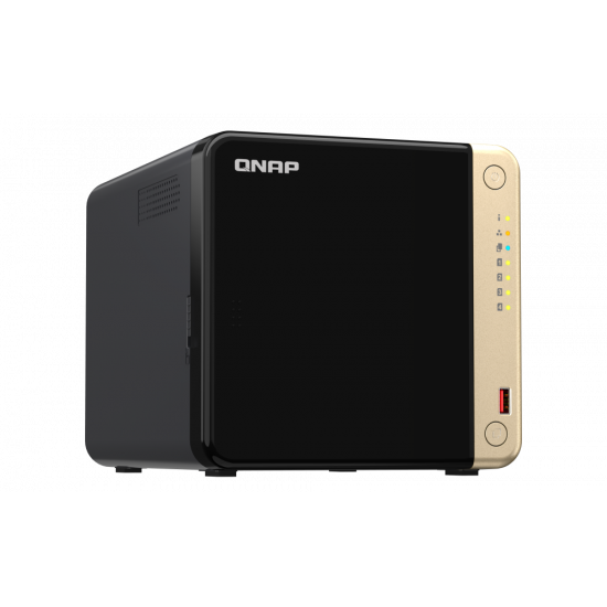 QNAP | 4-Bay desktop NAS | TS-464-8G | Intel Celeron | N5095 4-core | Processor frequency 2.9 GHz | 8 GB