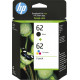 HP 62       2er Pack Schwarz Farbe dreifarbig Tintenpatrone