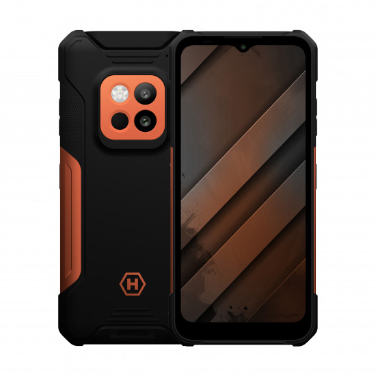 Hammer Construction | 2 Thermal 5G | Orange | 6.58  | IPS | 1080 x 2408 pixels | Mediatek | Dimensity 6300 | Internal RAM 8 GB | 256 GB | microSD | Dual SIM | Nano SIM + eSIM | 3G | 4G | 5G | Main camera resolution 108 MP | Secondary camera resolution 32 MP | Android | 14 | 6500 mAh