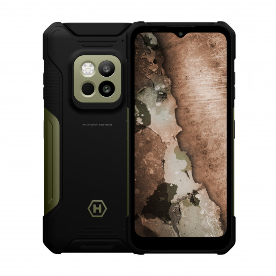 Hammer Construction | 2 Thermal 5G Military Edition | Green | 6.58  | IPS | 1080 x 2408 pixels | Mediatek | Dimensity 6300 | Internal RAM 8 GB | 256 GB | microSD | Dual SIM | Nano SIM + eSIM | 3G | 4G | 5G | Main camera resolution 108 MP | Secondary camera resolution 32 MP | Android | 14 | 6500 mAh