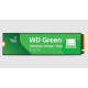 SSD|WESTERN DIGITAL|Green|1TB|M.2|PCIe Gen4|NVMe|Write speed 4200 MBytes/sec|Read speed 5000 MBytes/sec|2.3mm|TBW 150 TB|WDS100T4G0E