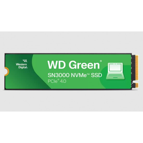 SSD|WESTERN DIGITAL|Green|500GB|M.2|PCIe Gen4|NVMe|Write speed 4100 MBytes/sec|Read speed 5000 MBytes/sec|2.3mm|TBW 100 TB|WDS500G4G0E