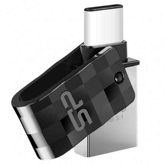 Silicon Power Mobile C31 USB flash drive 32 GB USB Type-A / USB Type-C 3.2 Gen 1 (3.1 Gen 1) Black, Silver