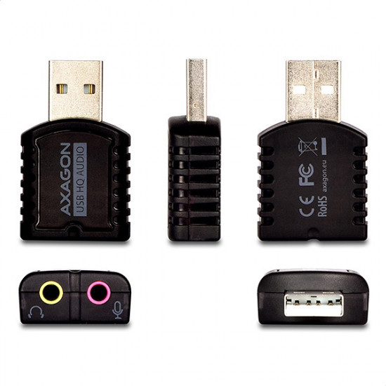 AXAGON | ADA-17 USB - HQ Mini Audio Adapter