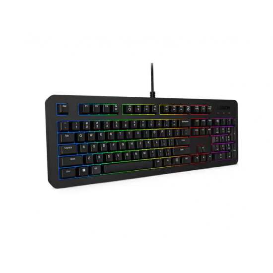 Lenovo Gaming Keyboard | Legion K310 RGB | Keyboard | Wired | US English | Black | USB 2.0 | Membrane